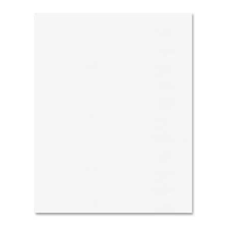 Pacon Corporation Pacon 6-Ply 2-Sided Railroad Posterboard, 28"W x 22"H, White, 100/Carton 5461